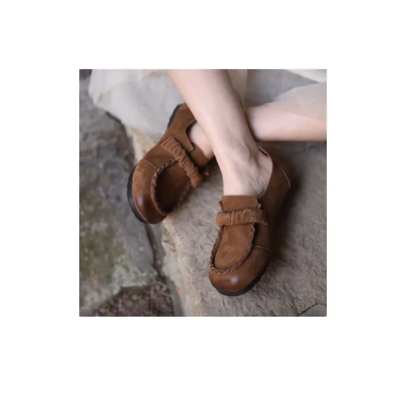 ARTMU Women's Casual Shoes Women's Low Top Light Brown-7