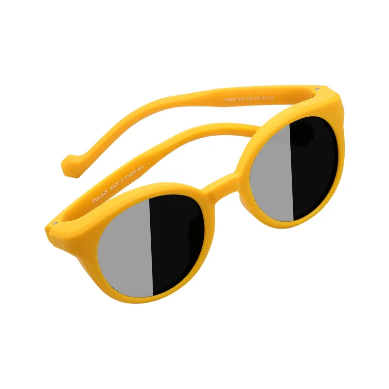 PULAIS TR/Memory Plastic Round Sunglasses Women's-14
