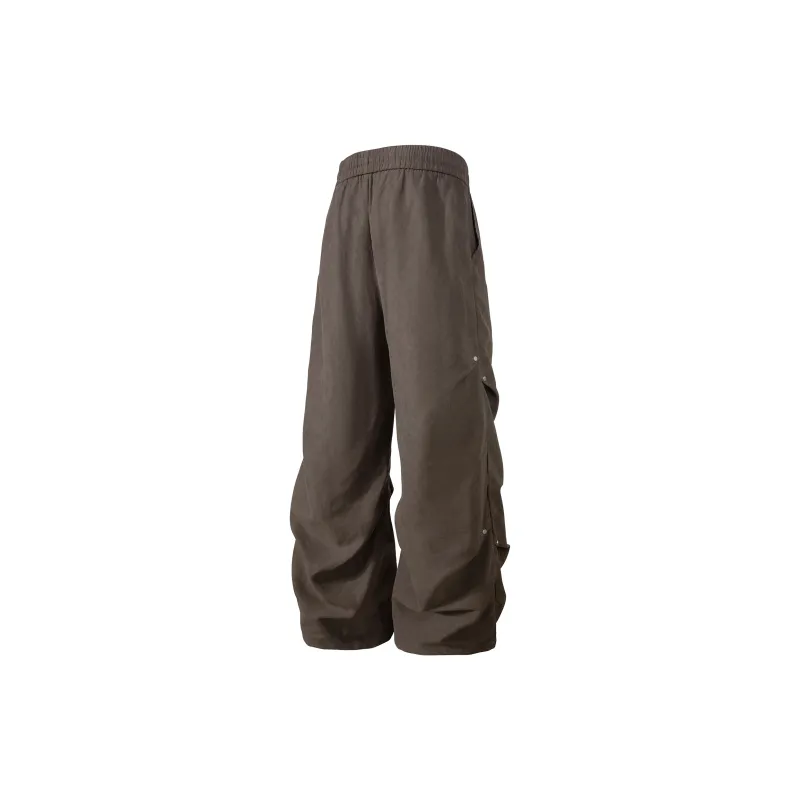 TELENT Casual Pants Unisex Rose Red-21