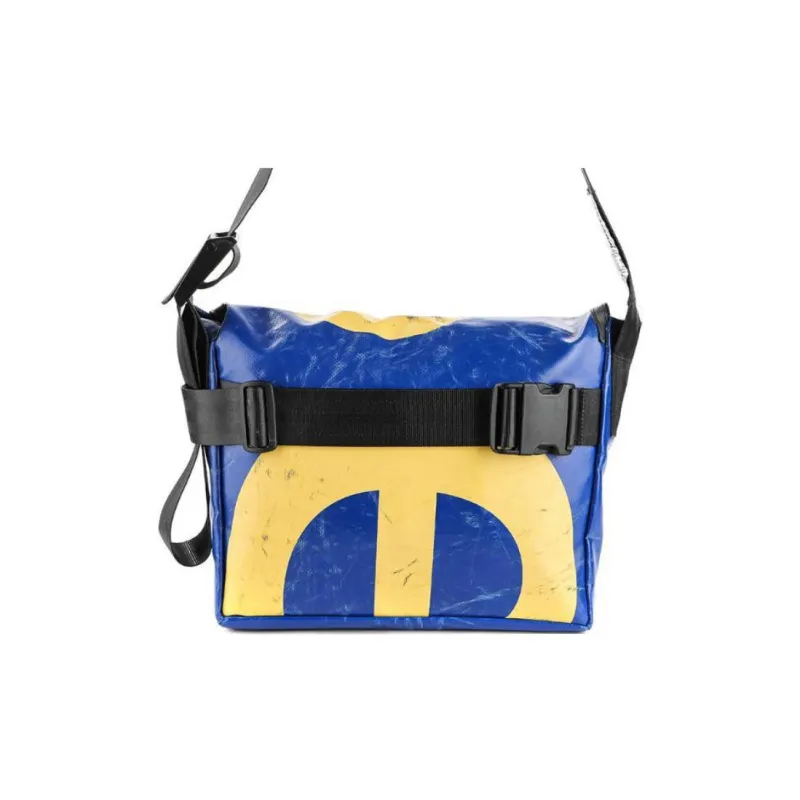 FREITAG Polyester Messenger Bag Crossbody Bag Shoulder Bag Unisex Blue & Yellow-3