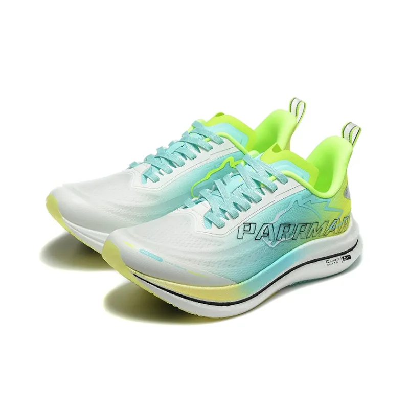 PARRMAR ZhiXing 1.0 Running Shoes Unisex Low Top Fluorescent Lime Green-2