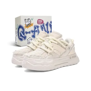 Q AND Slip Resistant Cushioning Wear Resistant Low Top Skateboard Shoes Unisex