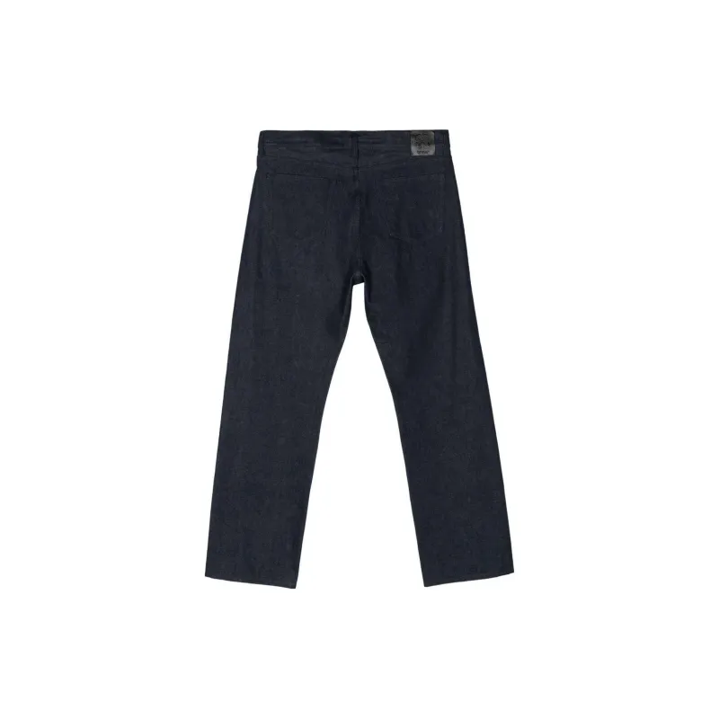 OFF WHITE Logo Embroidered Straight Leg Jeans-1