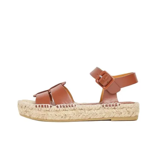 Paloma Barceló Strap Sandals Women's Brown