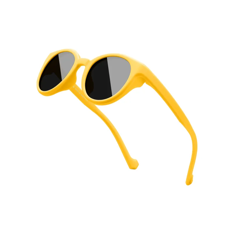 PULAIS TR/Memory Plastic Round Sunglasses Women's-13