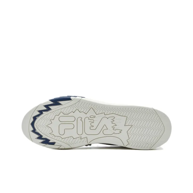FILA FUSION DESPERADO LOW Low Anti Slip Wear Resistant Low Top Vintage Basketball Shoes Men's White Red-6