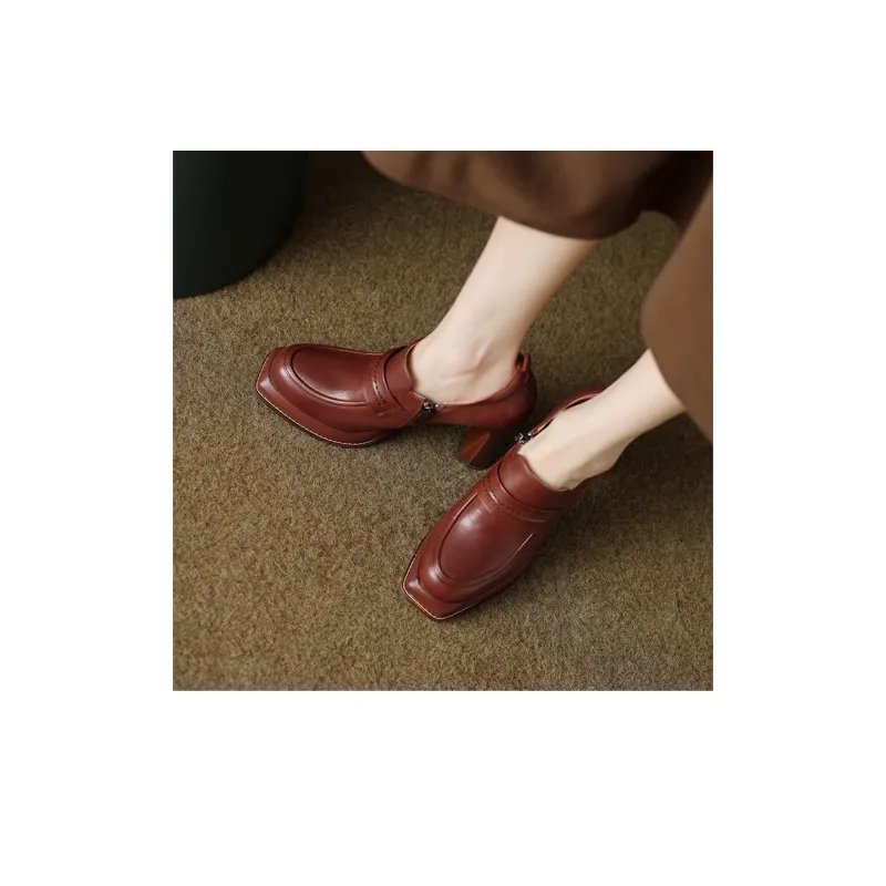 MODERN BELLE Chunky Heel High Heels 9.5cm Women's-4