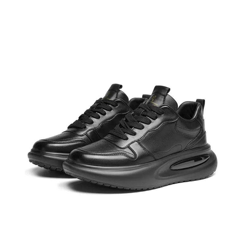 ROBERTA DI CAMERINO Anti Slip Wear Resistant Low Top Casual Shoes Men's Black-2