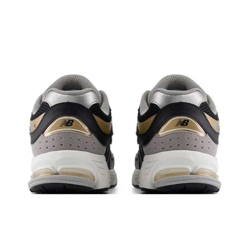 New Balance NB 2002R Abrasion Resistant Shock Absorbers Low Top Kids Lifestyle Shoes Black Silver Teenagers-2