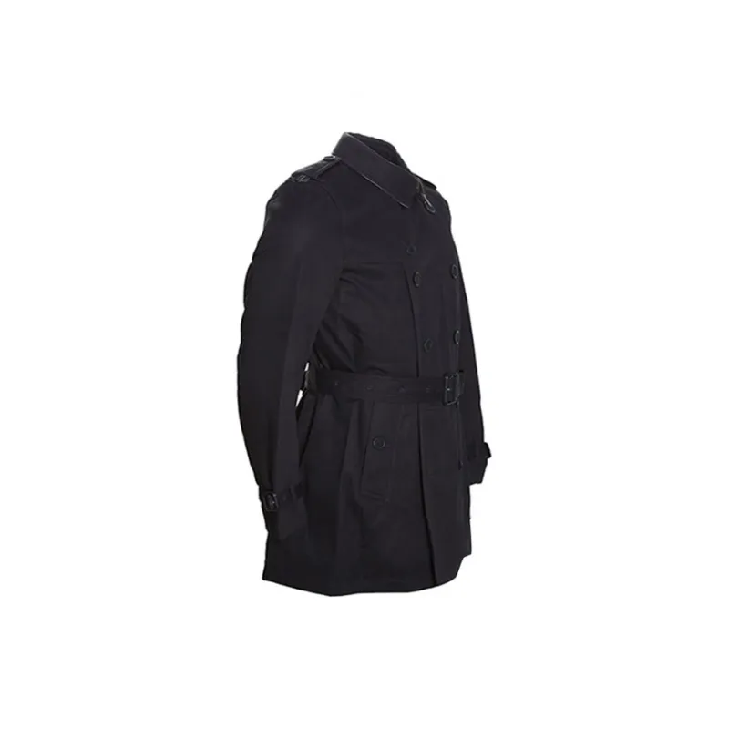 Burberry Trench Coat Men's Black-2