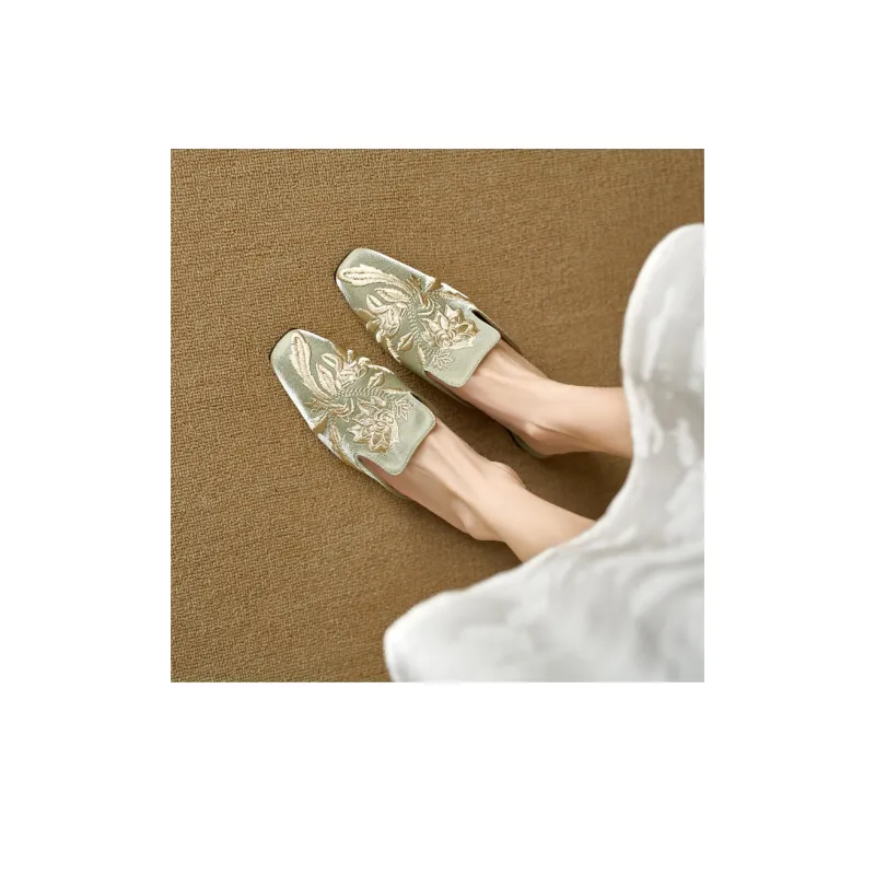 PWPJ Odor-Resistant Abrasion-Resistant Slip-Resistant Wrap-toe Slippers Women's-5