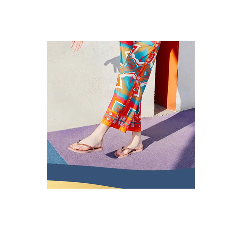 Havaianas Square Header Series Sports Slippers Women's Fan Red-5