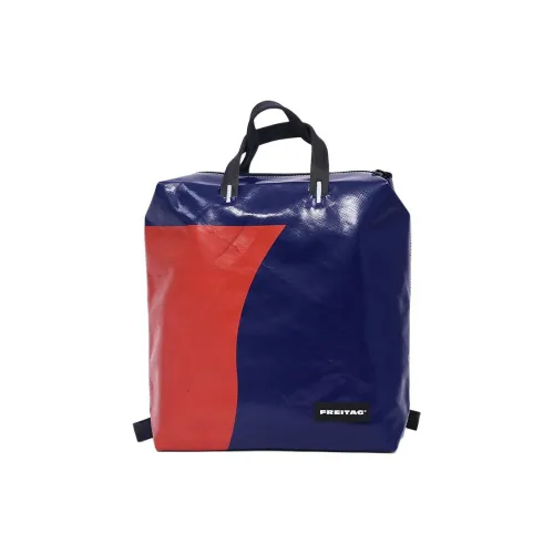 FREITAG Backpacks Navy Blue With Red Accents