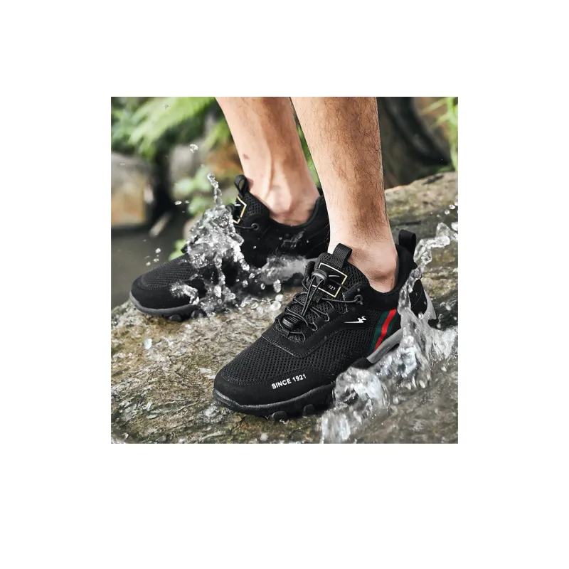 Binary Outdoor Shoes Men Low Top Red/Green-6
