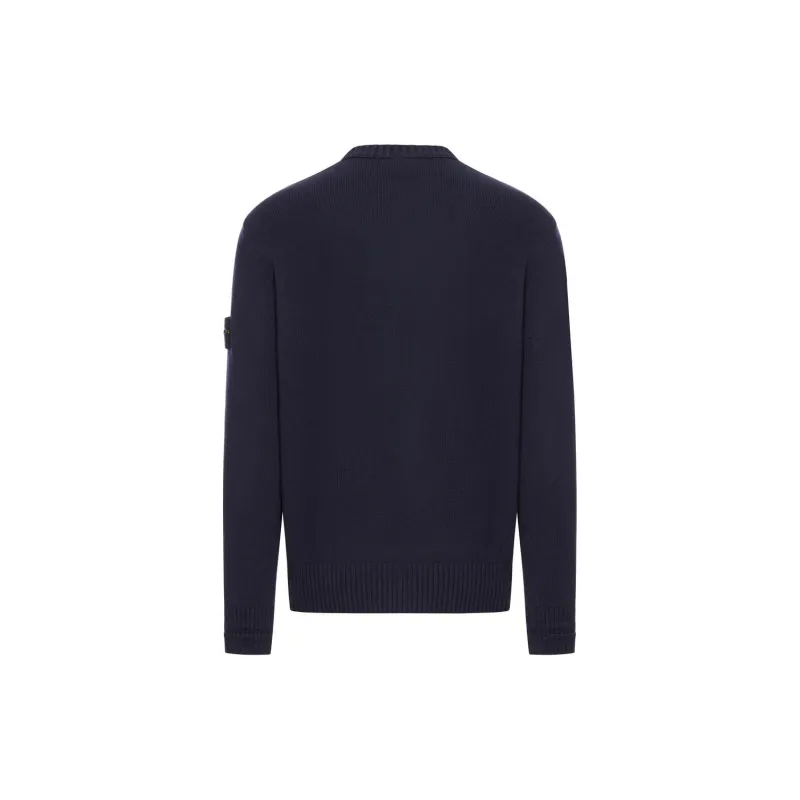 STONE ISLAND Logo Patch Crewneck Jumper-1
