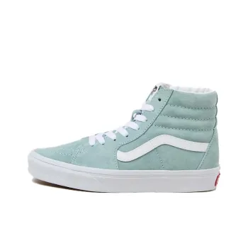 Vans SK8 HI Coverage Slip Resistant And Abrasion Resistant Mid Top Skateboard Shoes Unisex Blue