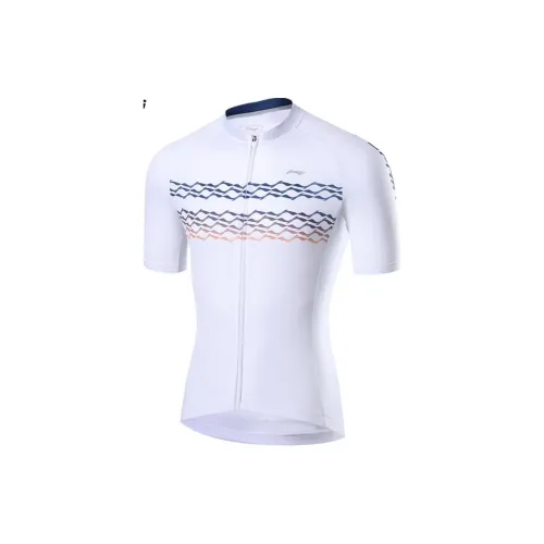 LINING Cycling Clothing Men Print White