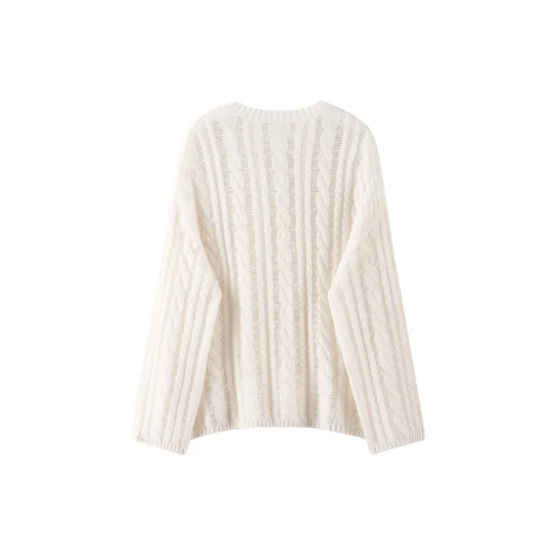 MAIGRE SIMHAT Knitwear Women's Jade Hairpin White-1
