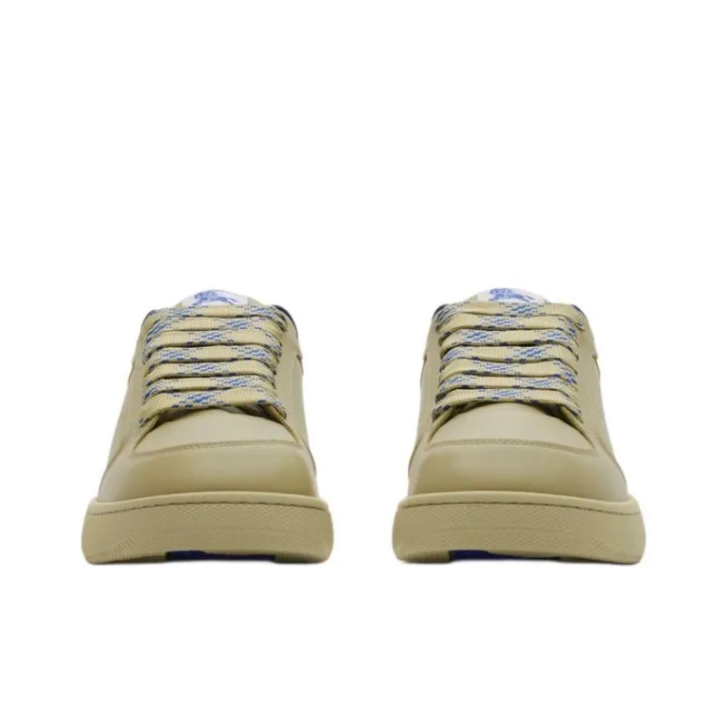 Burberry Low Top Skateboard Shoes Men's Umber-2
