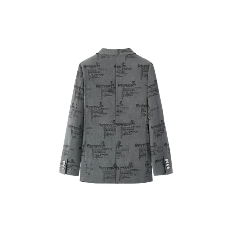 JOHN RICHMOND FW24 Business Suit Men's Black Gray-1