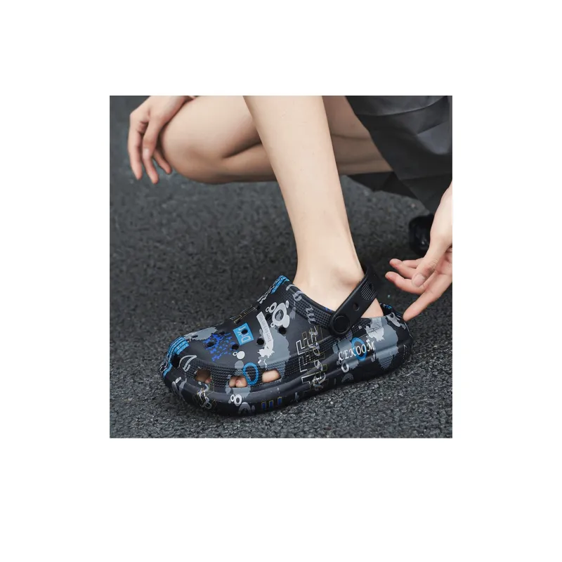 CEKOOM Clogs Unisex Beige Smile-12