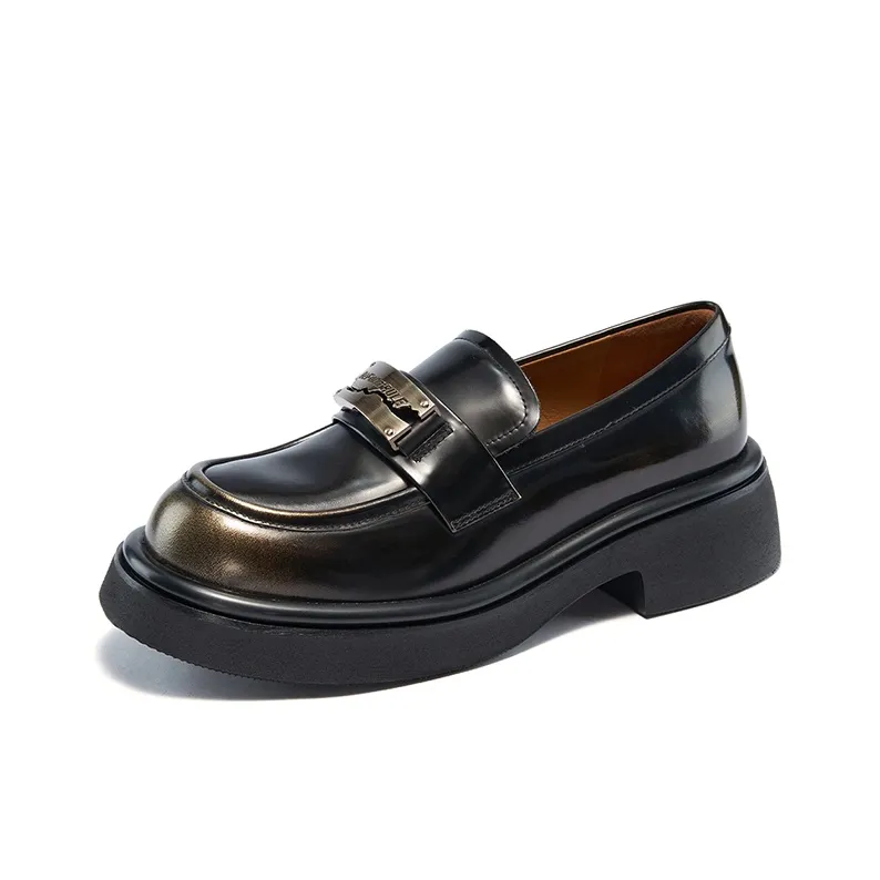 ST&SAT Loafers Women's Black/Bronze Black-7