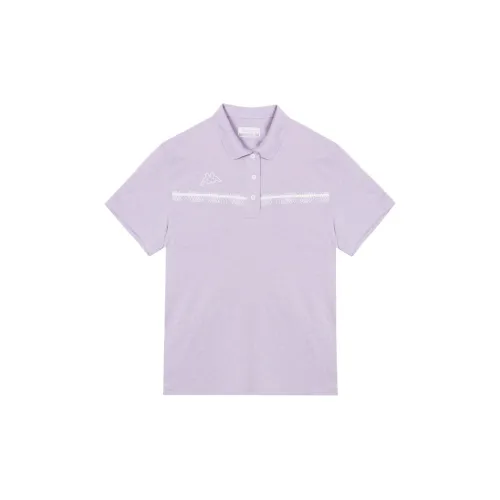 Kappa Polo Shirts Women's Light Purple Twisted