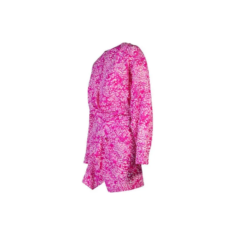 ISABEL MARANT Habla Patterned Printed Sleeved Dress-2