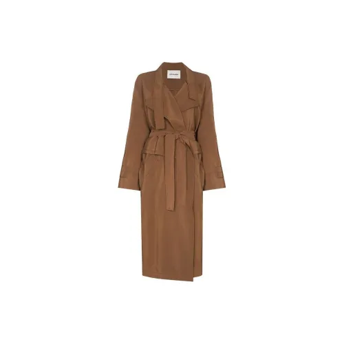 LOW CLASSIC Trench Coats Women's Camel