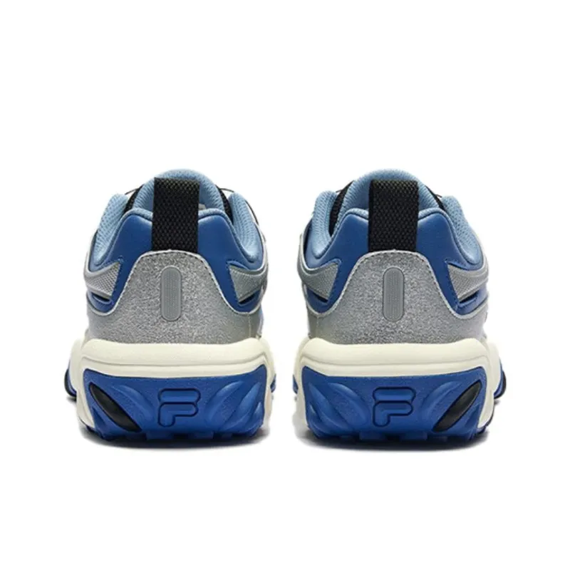 FILA KIDS Slip Resistant Shock Absorbers With Abrasion Resistant Properties Low Top Kids' Outdoor Shoes Blue Teenagers-4