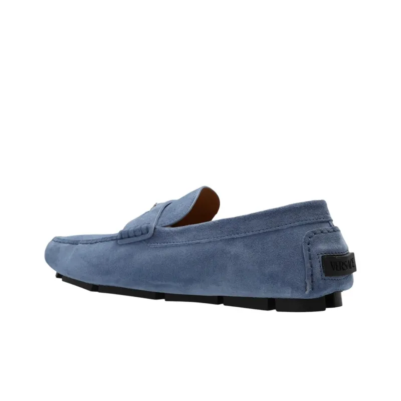 FANSIZHE Medusa Loafers Men's Blue-3