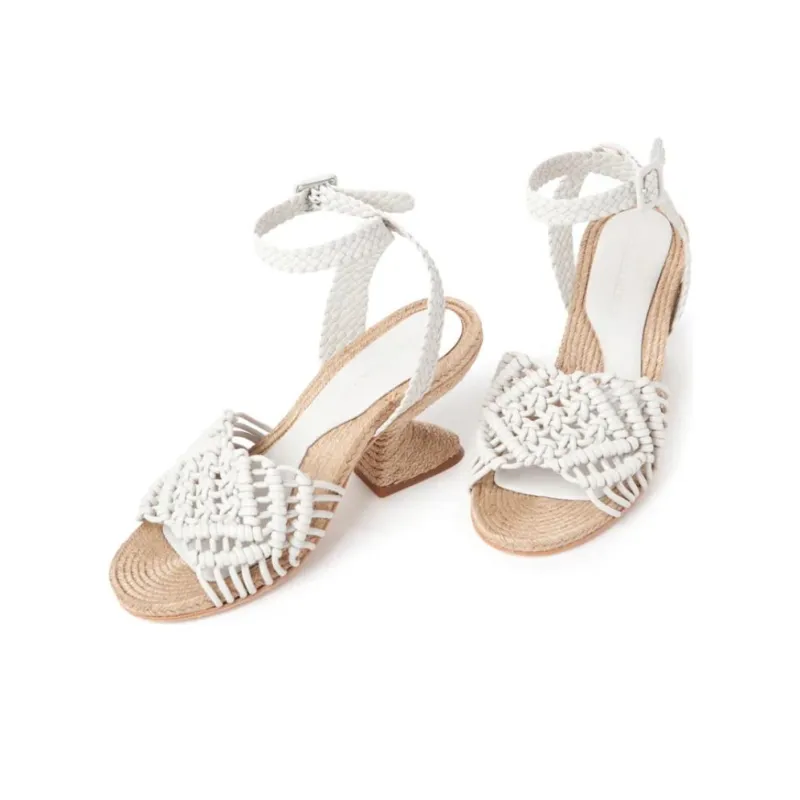 Paloma Barceló Minerva Strap Sandals 7.5cm Women's White-2