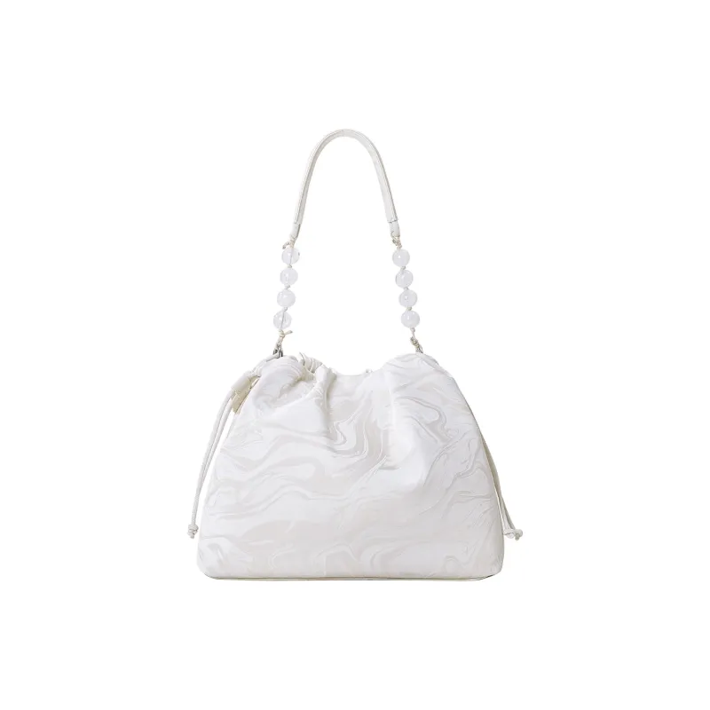 Miffy Synthetic Leather Shoulder Bag Women's White/Gray-2