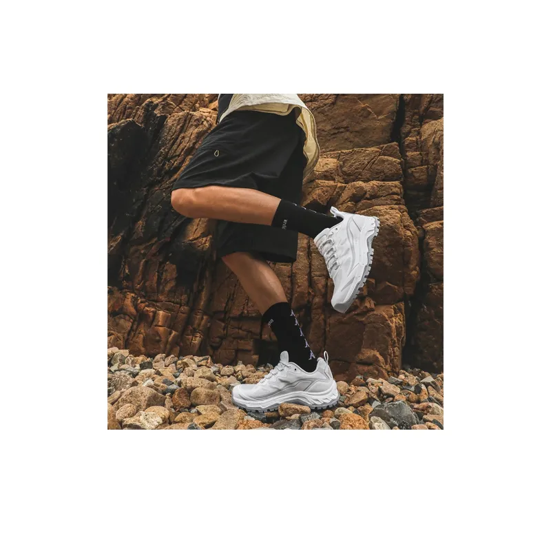Kappa Cushioning, Slip Resistant, Abrasion Resistant, Breathable, Support Low Top Running Shoes Unisex Classic White-6