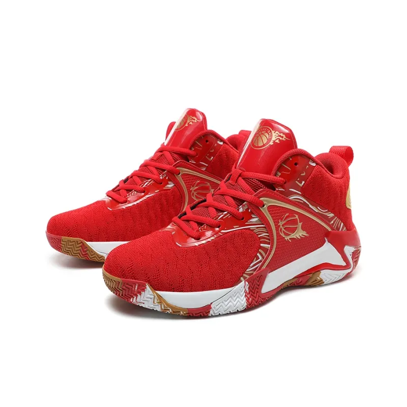 MUSNODO Shock Absorbers With Slip Resistant And Abrasion Resistant Properties Mid Top Basketball Shoes Men's-5