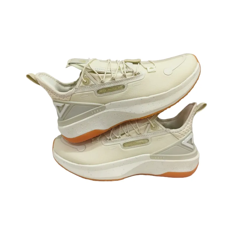 PEAK Classic Heritage Cushioning Wear Resistant Low Top Casual Running Shoes Women's Milk Jade-1