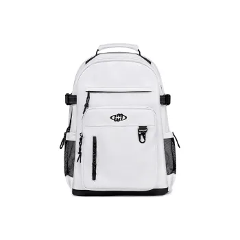 WINNER Polyester Laptop Backpack Large Size Unisex White/Light Blue/Black