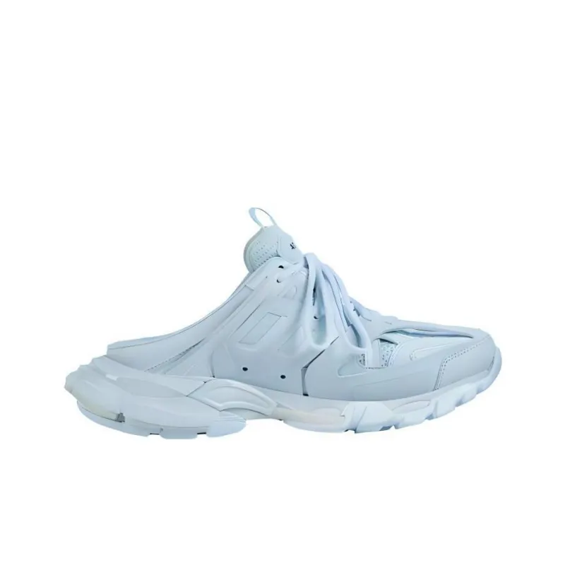 Balenciaga Track 1.0 Odor-Resistant Wrap-toe Slippers Men's Light Blue-2