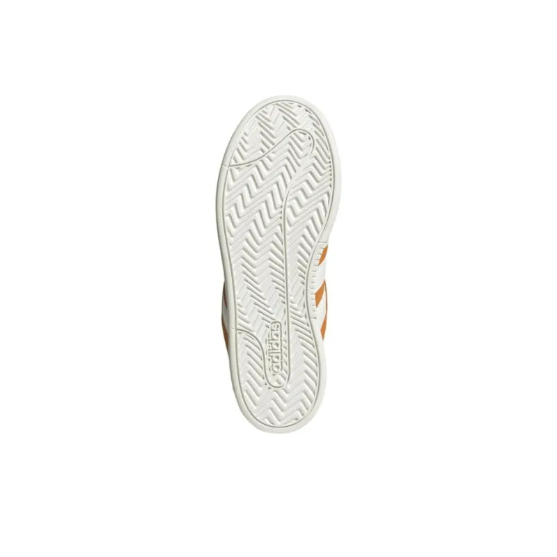 Adidas GRAND COURT ALPHA Anti Slip Wear Resistant Low Top Skateboard Shoes Men's Yellow-4