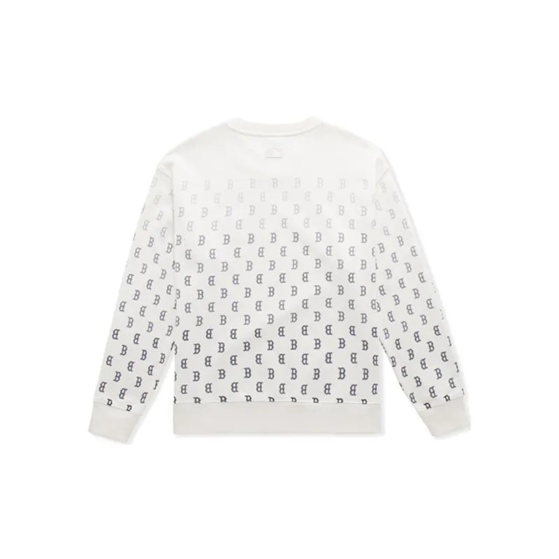 MLB Boston Red Sox Monogram Sweatshirt Unisex Cream-1