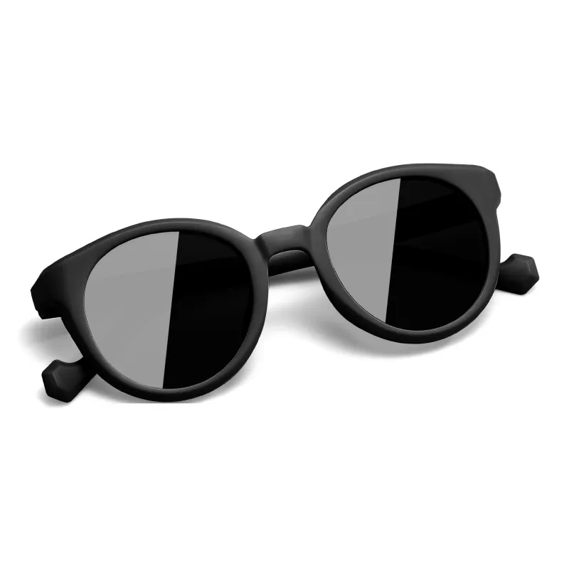 PULAIS TR/Memory Plastic Round Sunglasses Women's-17