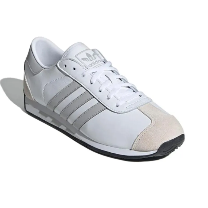 Adidas Originals Country 2 Anti Slip Wear Resistant Low Top Casual Shoes Women's White-2