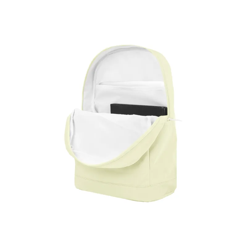 TURN UP Polyester Backpack Laptop Bag Regular Unisex Beige-4
