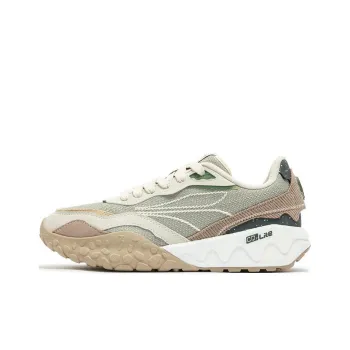 361° Shortbread 2 Anti-Slip And Wear-Resistant Breathable Low-Top Chunky Sneakers Women's Washed Green Oat Milk