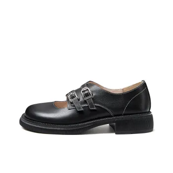 Lily Wei Loafers Women's Black/Red Brown