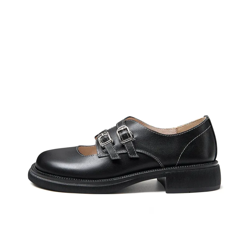 Lily Wei Loafers Women's Black/Red Brown-0