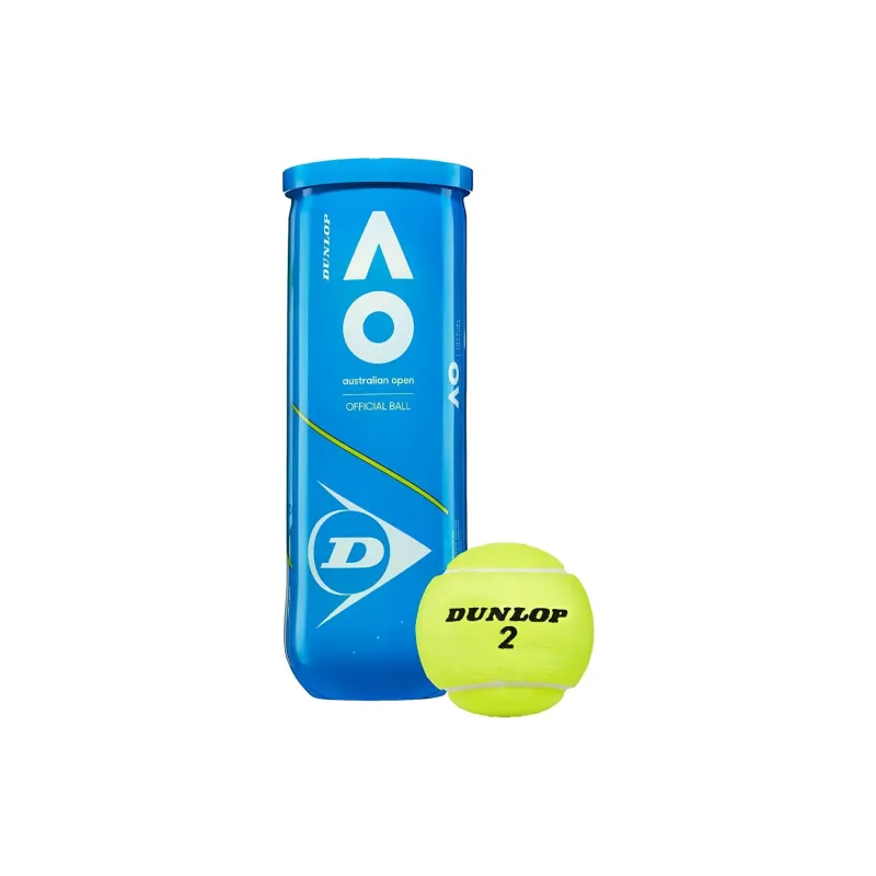DUNLOP Australian Open Tennis Balls Training Ball Court Yellow-2