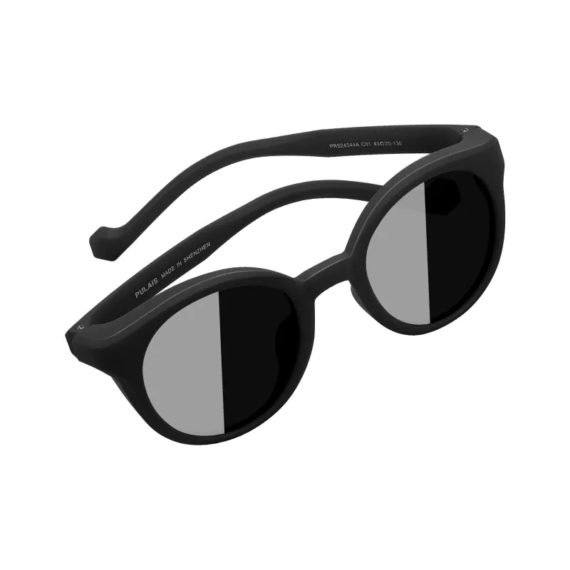 PULAIS TR/Memory Plastic Round Sunglasses Women's-21