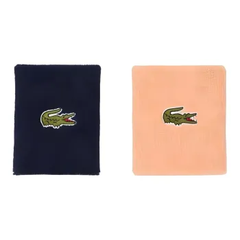 LACOSTE Running Mountaineering Hiking Wristbands Breathable Black+Flesh Unisex