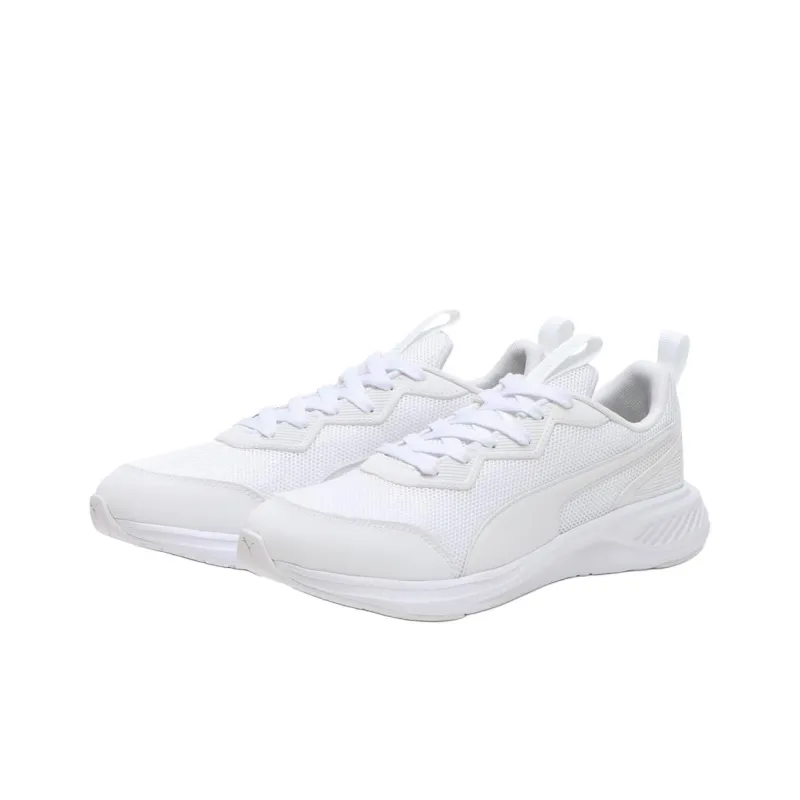 PUMA Incinerate Slip Resistant, Abrasion Resistant, Lightweight Low Top Casual Running Shoes Unisex White-1